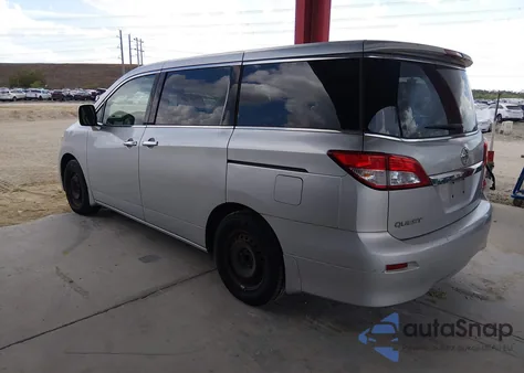 2011 Nissan Quest S from USA, damaged, VIN JN8AE2KP0B9008744
